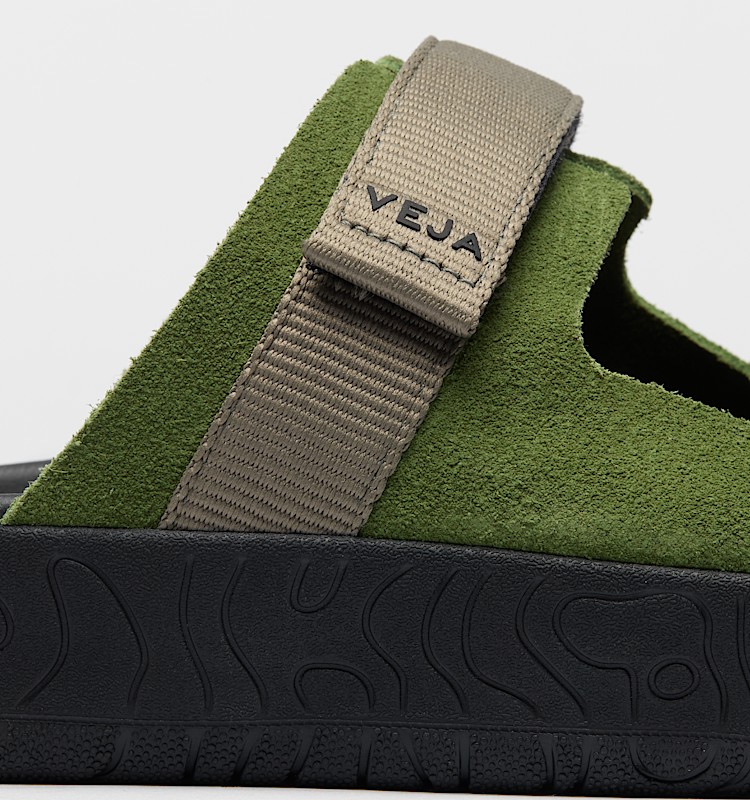 veja baskets arpoador su&egrave;de vert ap3221037 Back view