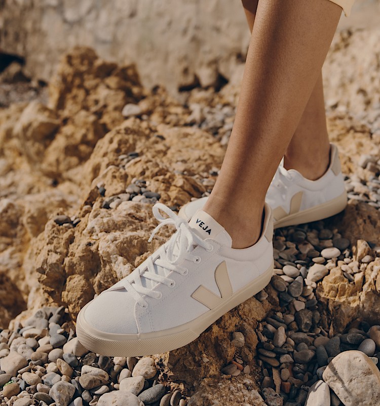 veja baskets campo-ca coton-biologique blanc ca0103129