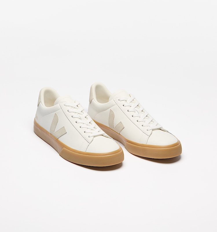 veja baskets campo cuir blanc cp0503147 Top view