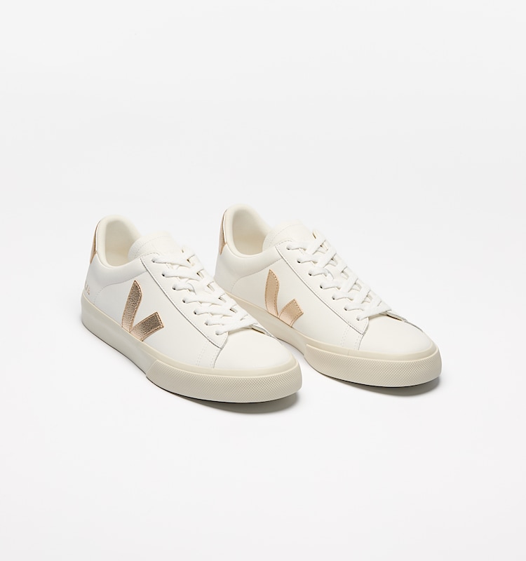 veja baskets campo cuir blanc cp0503495 Top view