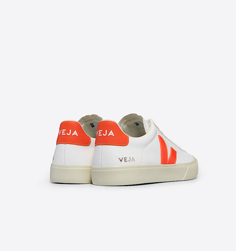 veja baskets campo cuir blanc cp0503689 Back view