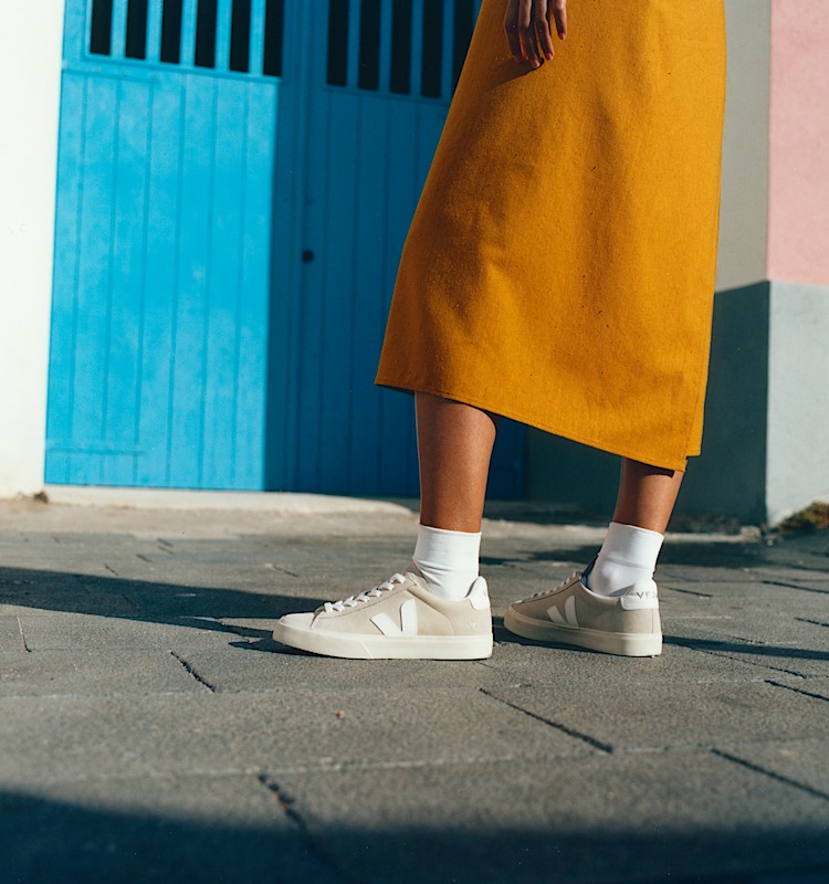 veja baskets campo su&egrave;de beige cp0302921