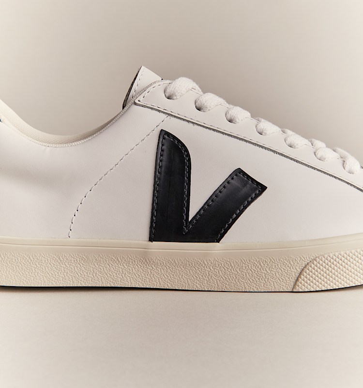 veja baskets esplar-logo cuir blanc eo0200005