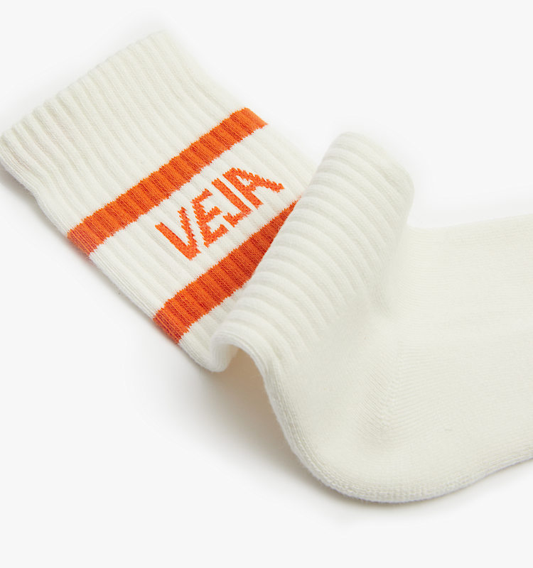 veja baskets iconic-socks blanc ic3521047 Top view
