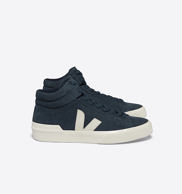 veja baskets minotaur su&egrave;de bleu tr0302961 Lateral view