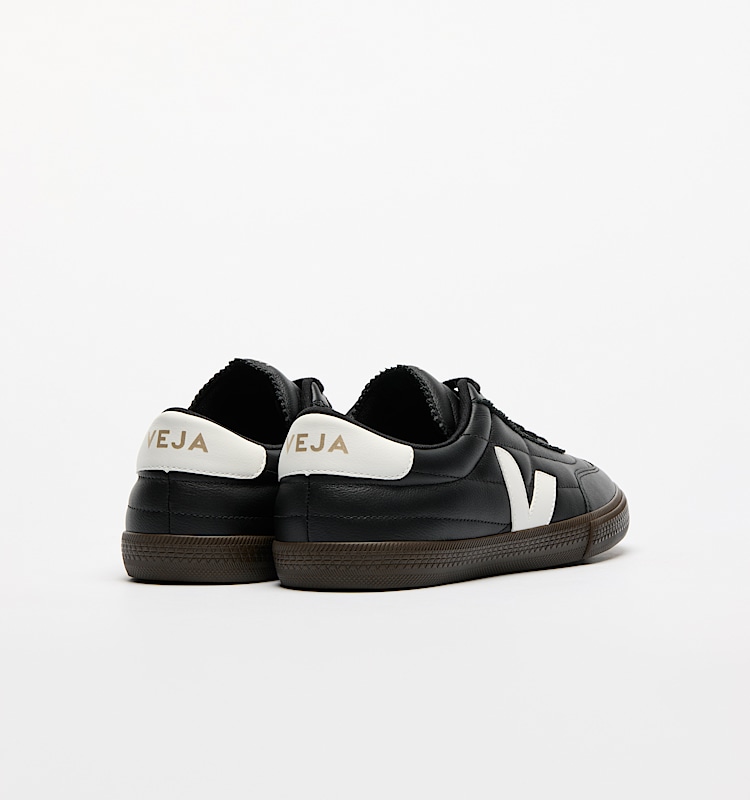 veja baskets panenka cuir noir fu2020707 Back view