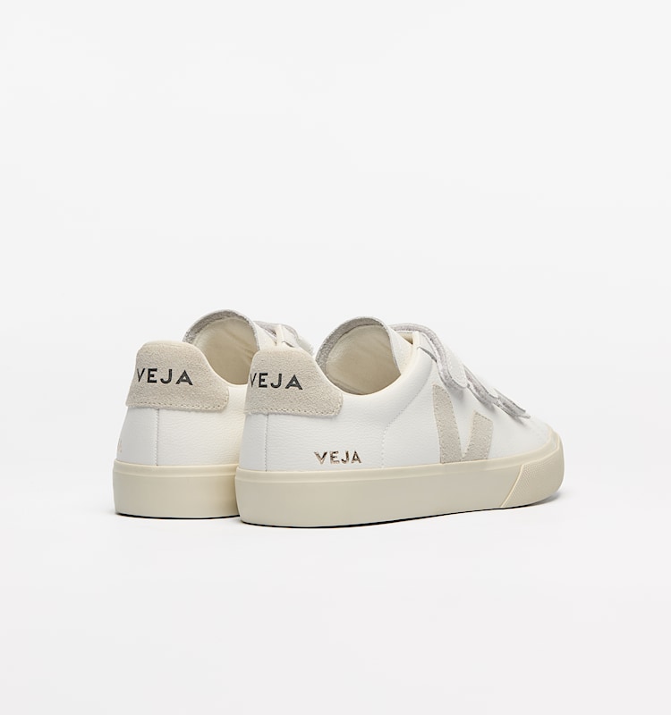 veja baskets recife-logo cuir blanc rc0502919 Back view