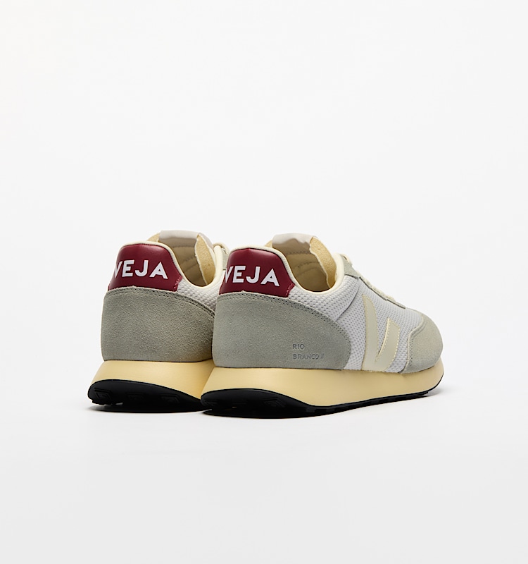 veja baskets rio-branco-ii recycl&eacute; gris ro1803868 Back view