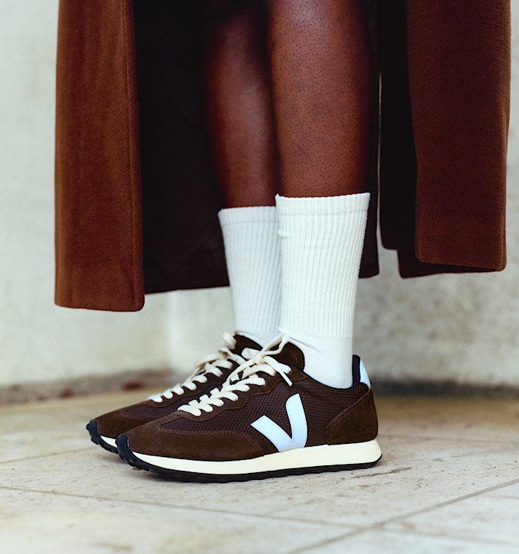 veja baskets rio-branco recycl&eacute; marron rb1803739