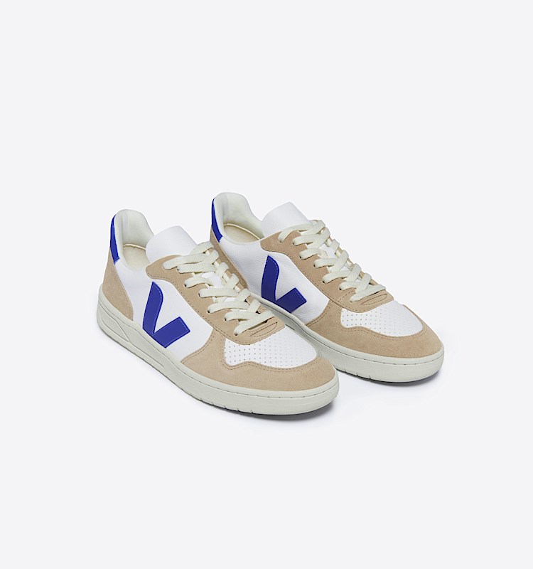 veja baskets v-10 cuir blanc vx0503477 Top view