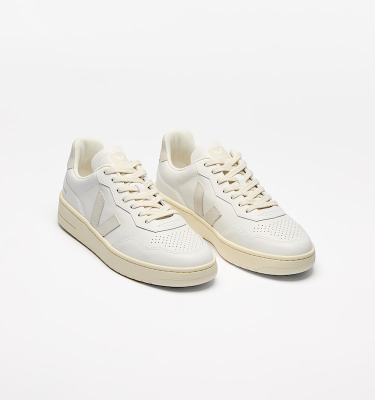 veja baskets v-90 cuir blanc vd2003655 Top view