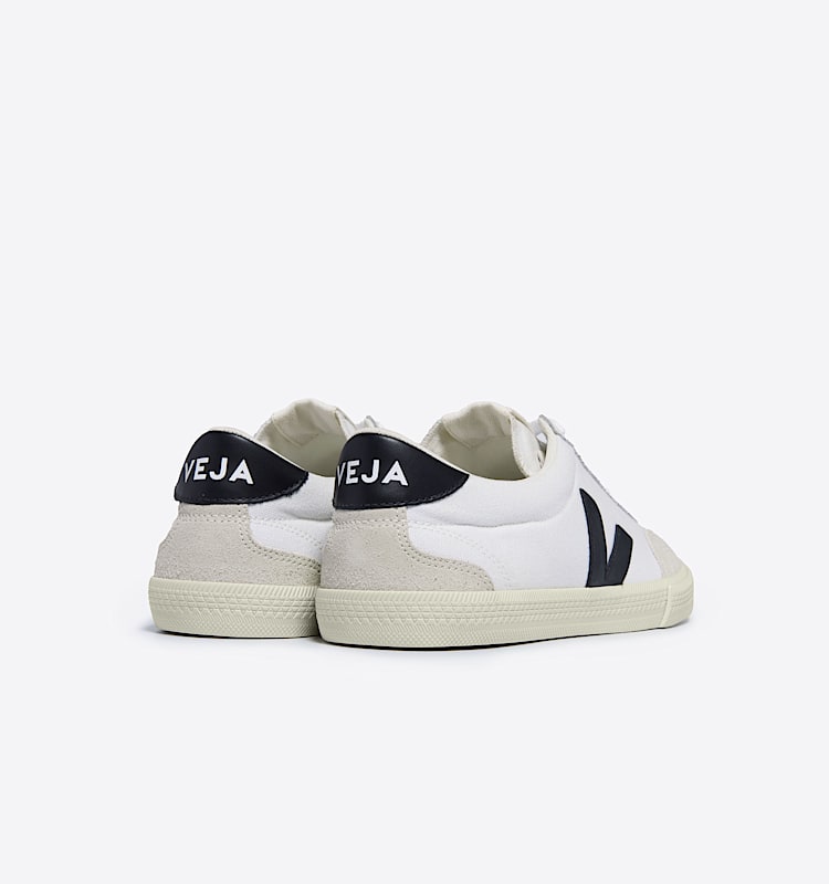 veja baskets volley coton-biologique blanc vo0103524 Back view