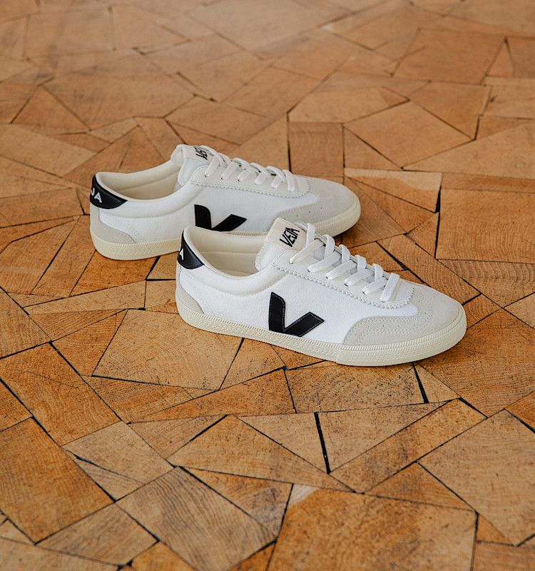 veja baskets volley coton-biologique blanc vo0103524