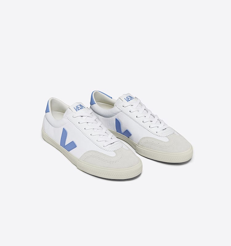 veja baskets volley coton-biologique blanc vo0103648 Top view
