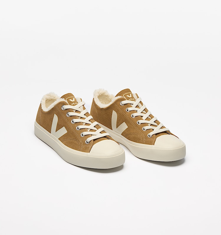 veja baskets wata-ii-low-winter fourr&eacute; marron pw0303729 Top view