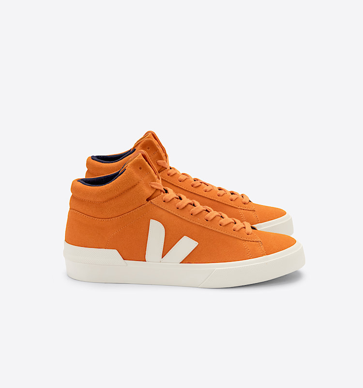 veja minotaur su&egrave;de orange tr0302973