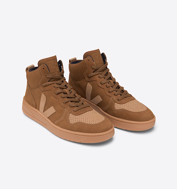 veja v-15 nubuck marron vq1302616
