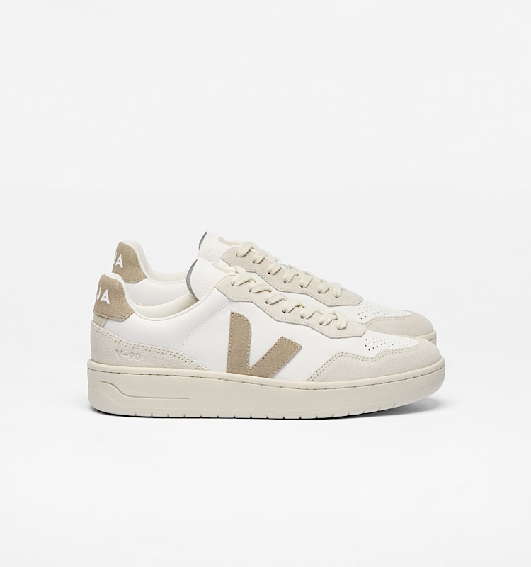 veja v-90 cuir blanc vd2020909